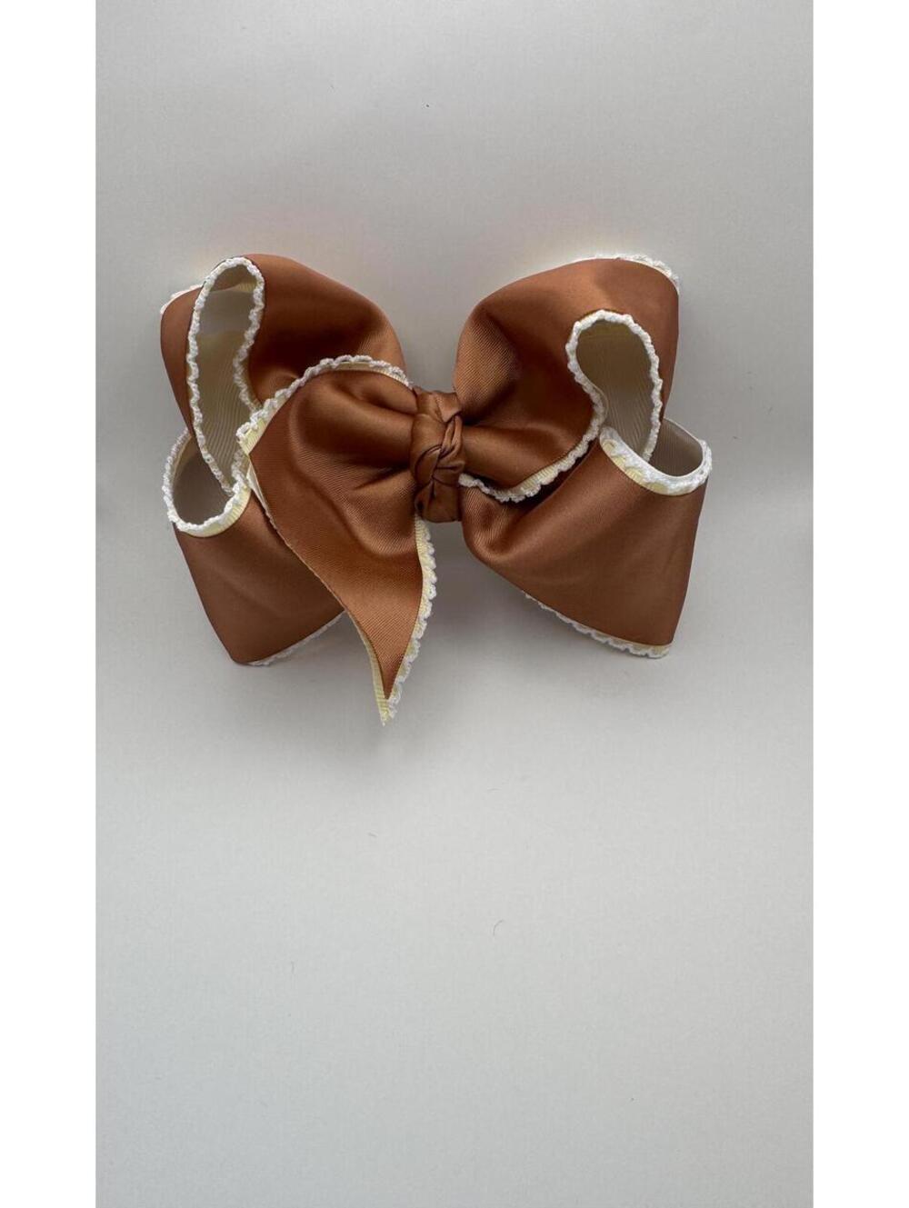 Brown Boutique Hairbow 6in
